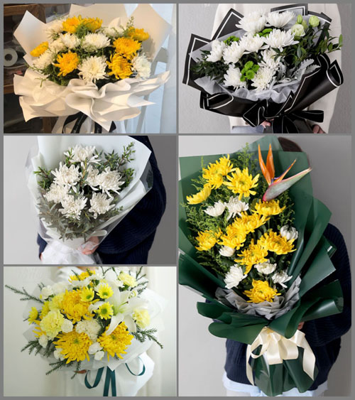 福建福州福清市江镜镇前华村白事花束代送